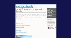 Desktop Screenshot of murdochfamily.net