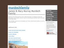 Tablet Screenshot of murdochfamily.net